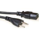 ACT AK5068 2.5m Netzstecker Typ J C13-Koppler Schwarz Stromkabel (AK5068)