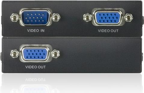 ATEN VE150A Video-Extender VGA Cat5 bis 150 m Schwarz, Blau