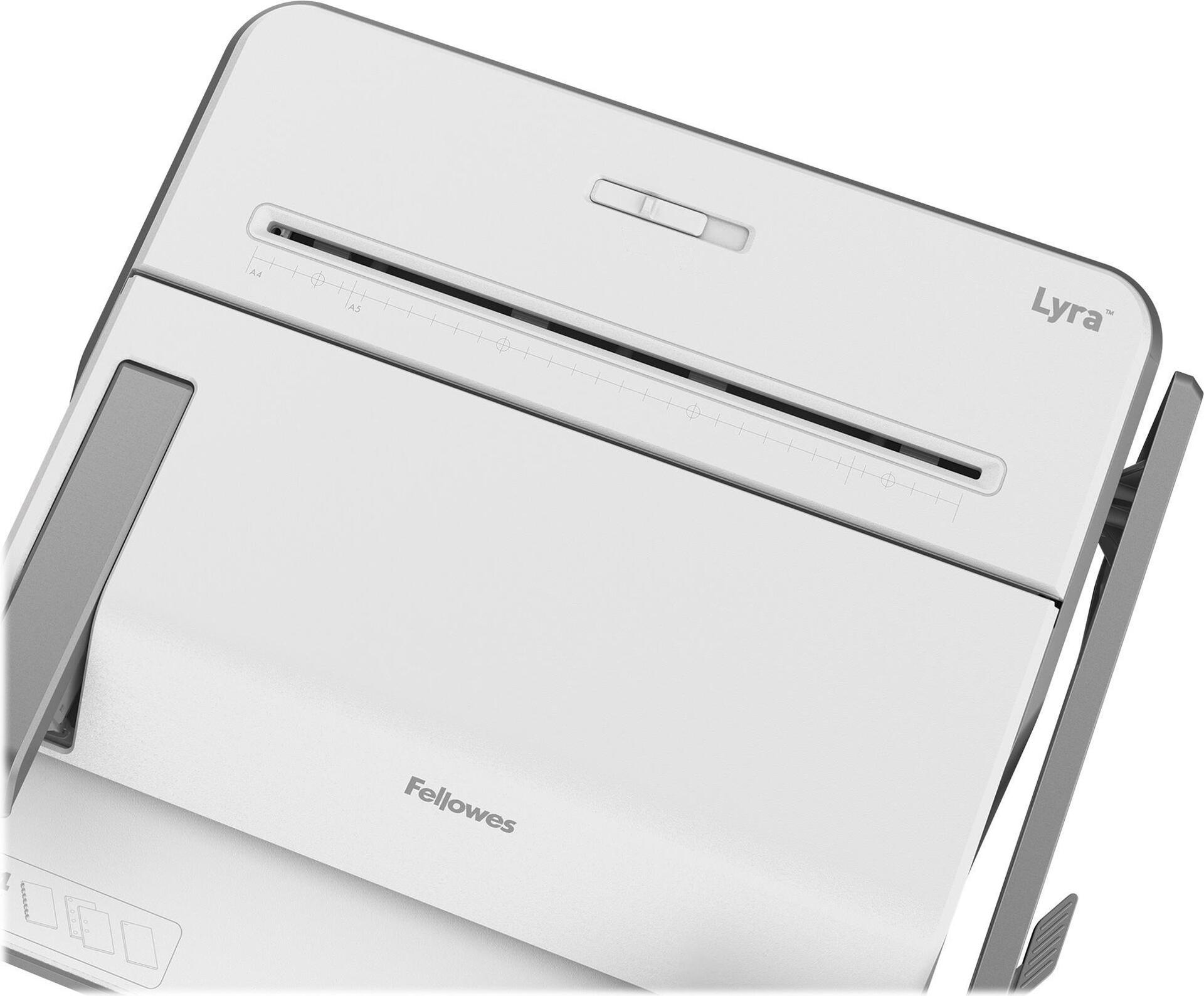 Fellowes Lyra 3-in-1 Binding Center Bindemaschine A4 Grau, weiß