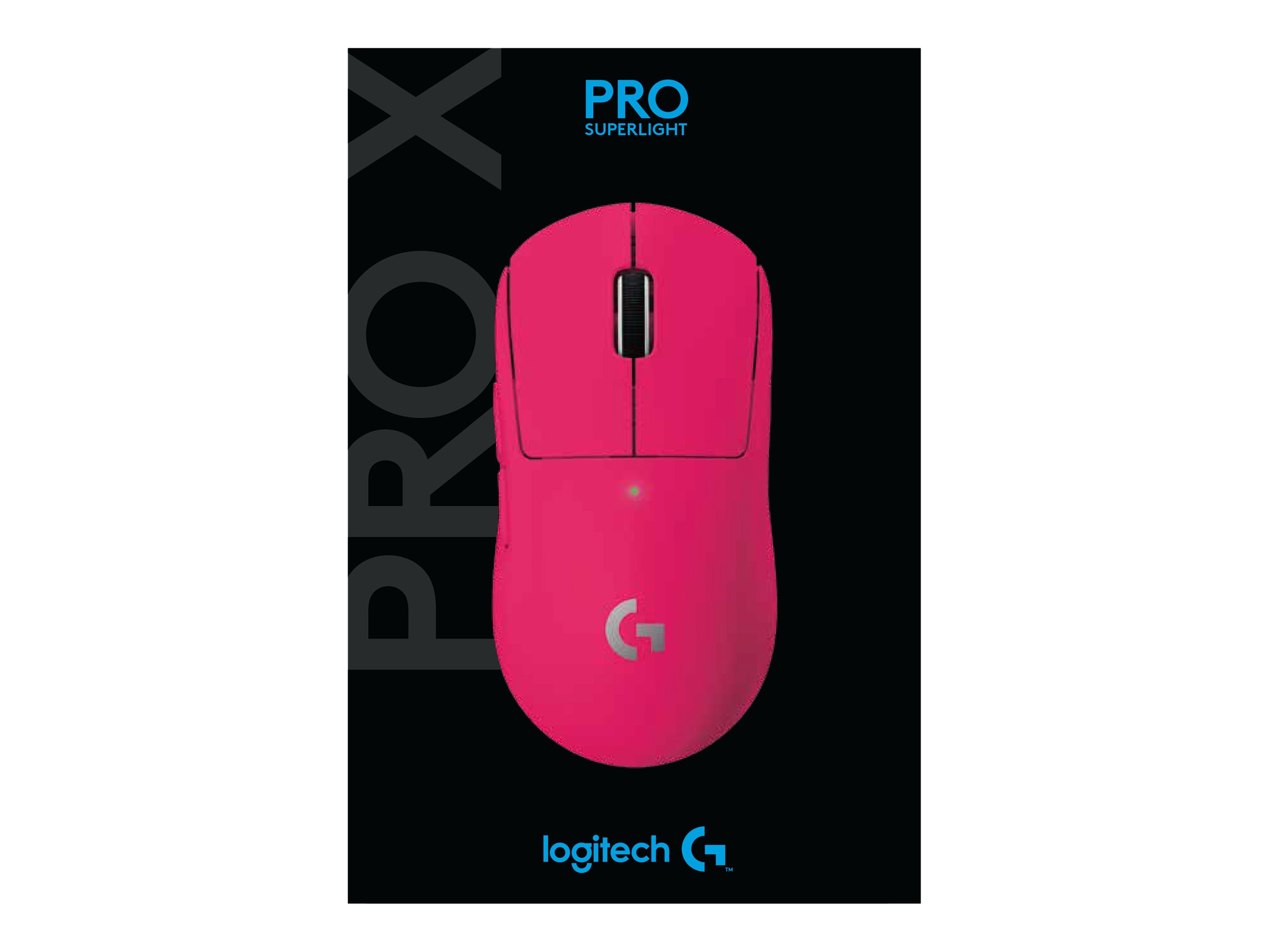 Logitech G PRO X SUPERLIGHT Kabellose Gaming-Maus Magenta