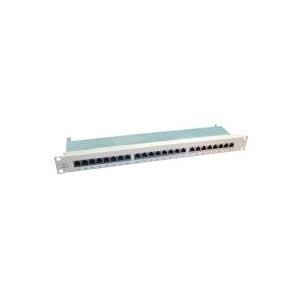 VALUE Kat.6 48,30cm (19")-Patchpanel, 24 P, geschirmt, grau (26.99.0354)