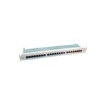 VALUE Kat.6 48,30cm (19")-Patchpanel, 24 P, geschirmt, grau (26.99.0354)