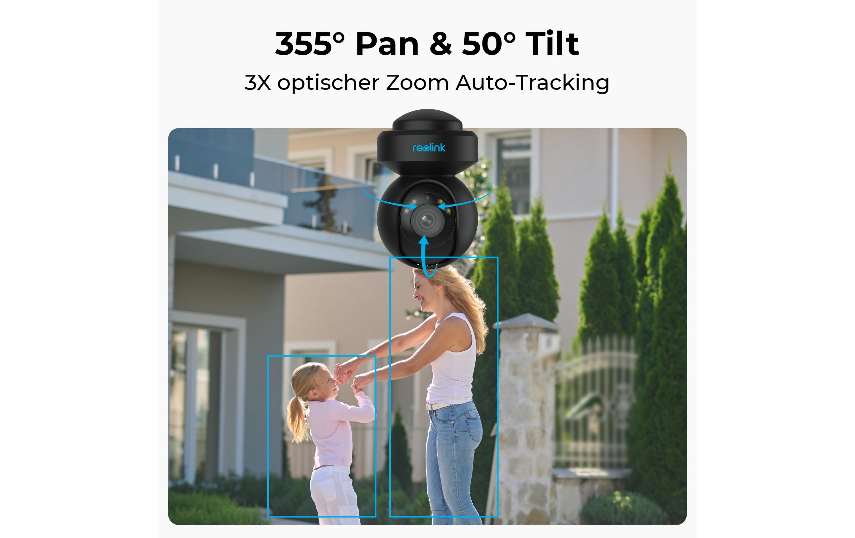 Reolink E Series E540-B 2560 x 1920 Pixel Schwarz