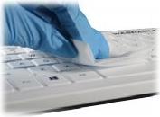 Man & Machine Very Cool Drape, Schutzbezug für Very Cool Flat Hygienetastatur, weiß, DE (DRAPE/VC/DE)