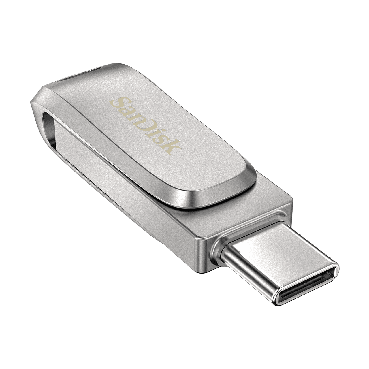 SanDisk Ultra Dual Drive Luxe USB-Flash-Laufwerk 256 GB USB-C / USB-A 3.1 Gen 1 Silber