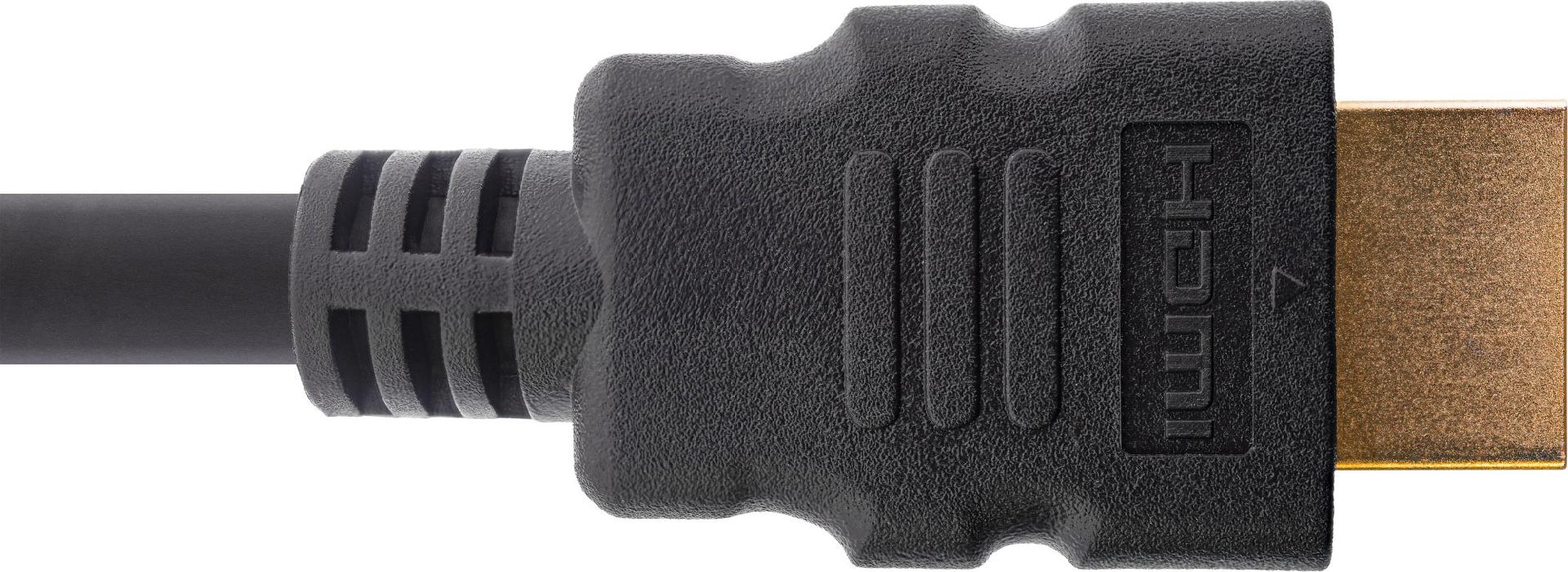 InLine HDMI-Kabel 2.1 Ultra High Speed 0,5 m HDMI Typ A Schwarz