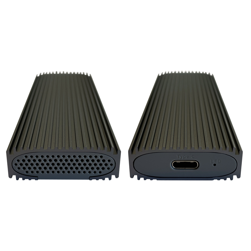 LC-Power LC-M2-C-NVME-3 M.2 SSD-Gehäuse USB-C 3.2 (Gen 2x1) Anthrazit