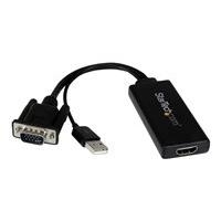 StarTech.com VGA to HDMI Adapter with USB Audio & Power (VGA2HDU)