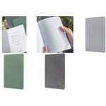 SIGEL Notizbuch RE-UP A5 kariert, dunkelgrau Softcover 100 Seiten (RU104)