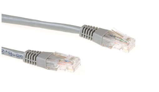 ewent ECON-Line Patch-Kabel RJ-45 3 m CAT 6 UTP Grau