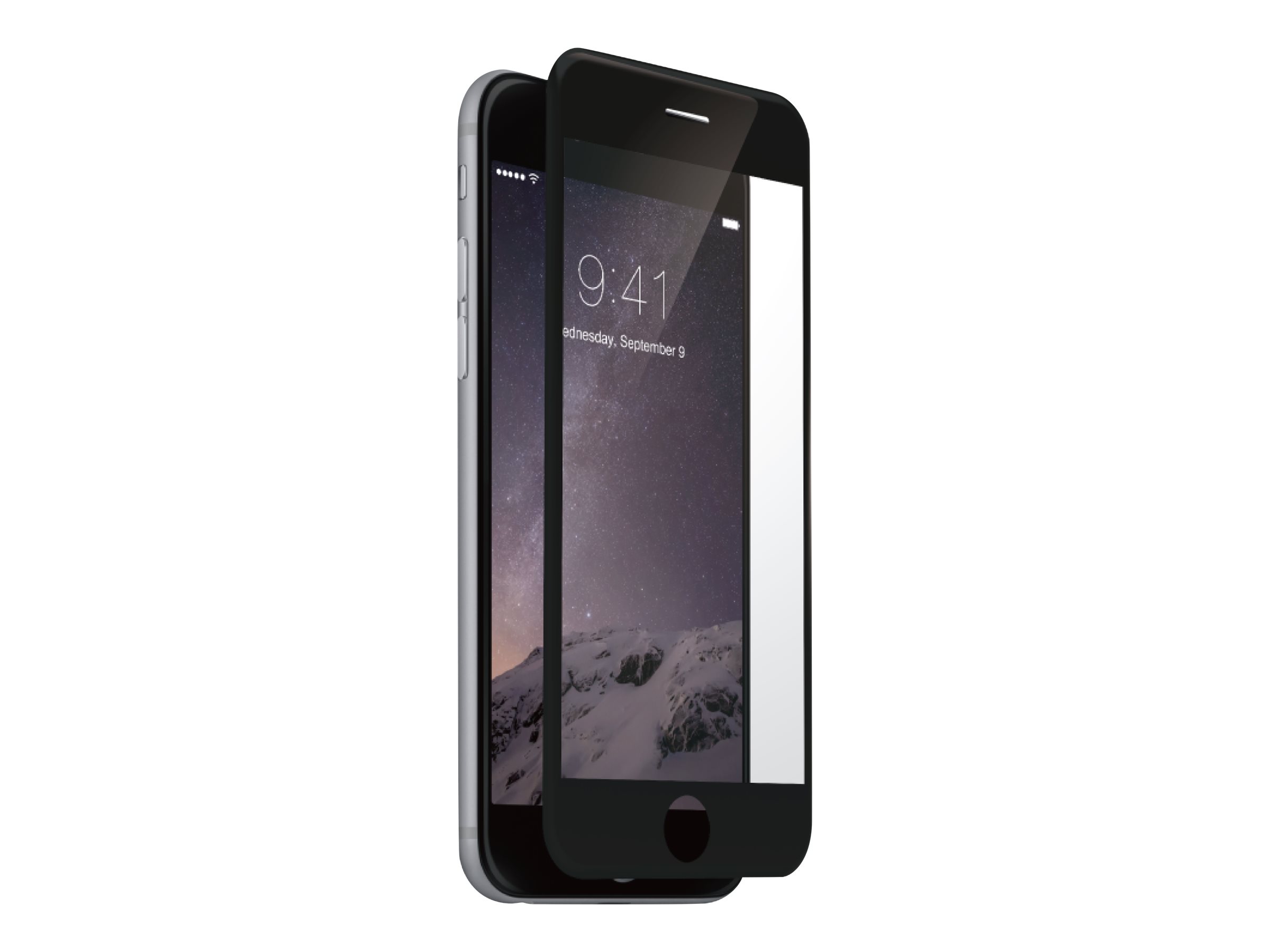 Just Mobile AutoHeal SP-199BK Displayschutzfolie für Apple iPhone 6 Plus/6s Plus Schwarz