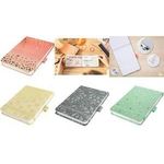 sigel Notizblock Jolie Beauty "Mystic Sun", DIN A6+ 110 x 158 mm, Dot-Lineatur, 100 g/qm weißes Papier, Hard - 1 Stück (JN356)