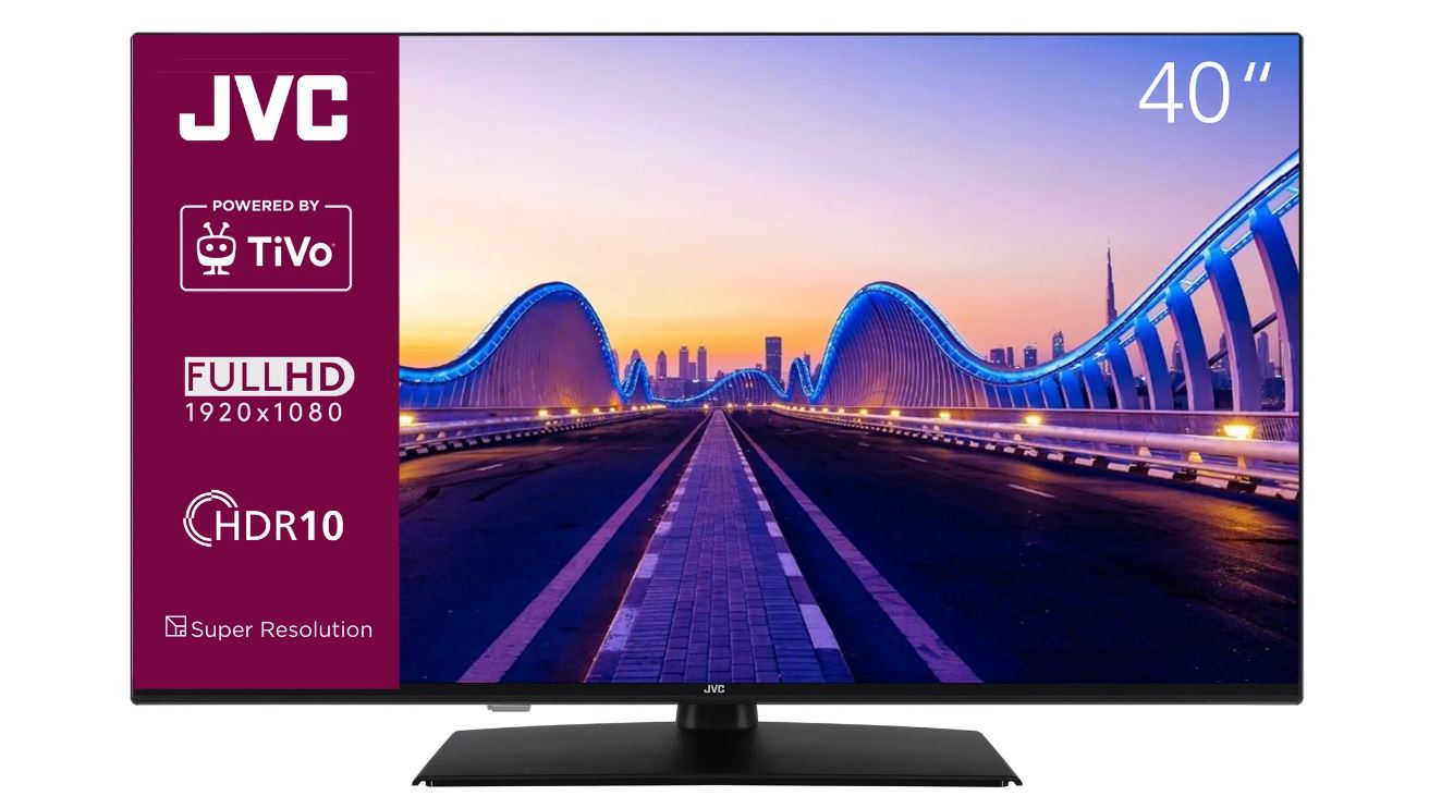 JVC LT-40VF5355 40 Zoll Fernseher / TiVo Smart TV (Full HD, HDR, Triple Tuner) [Energieklasse E] (823995)