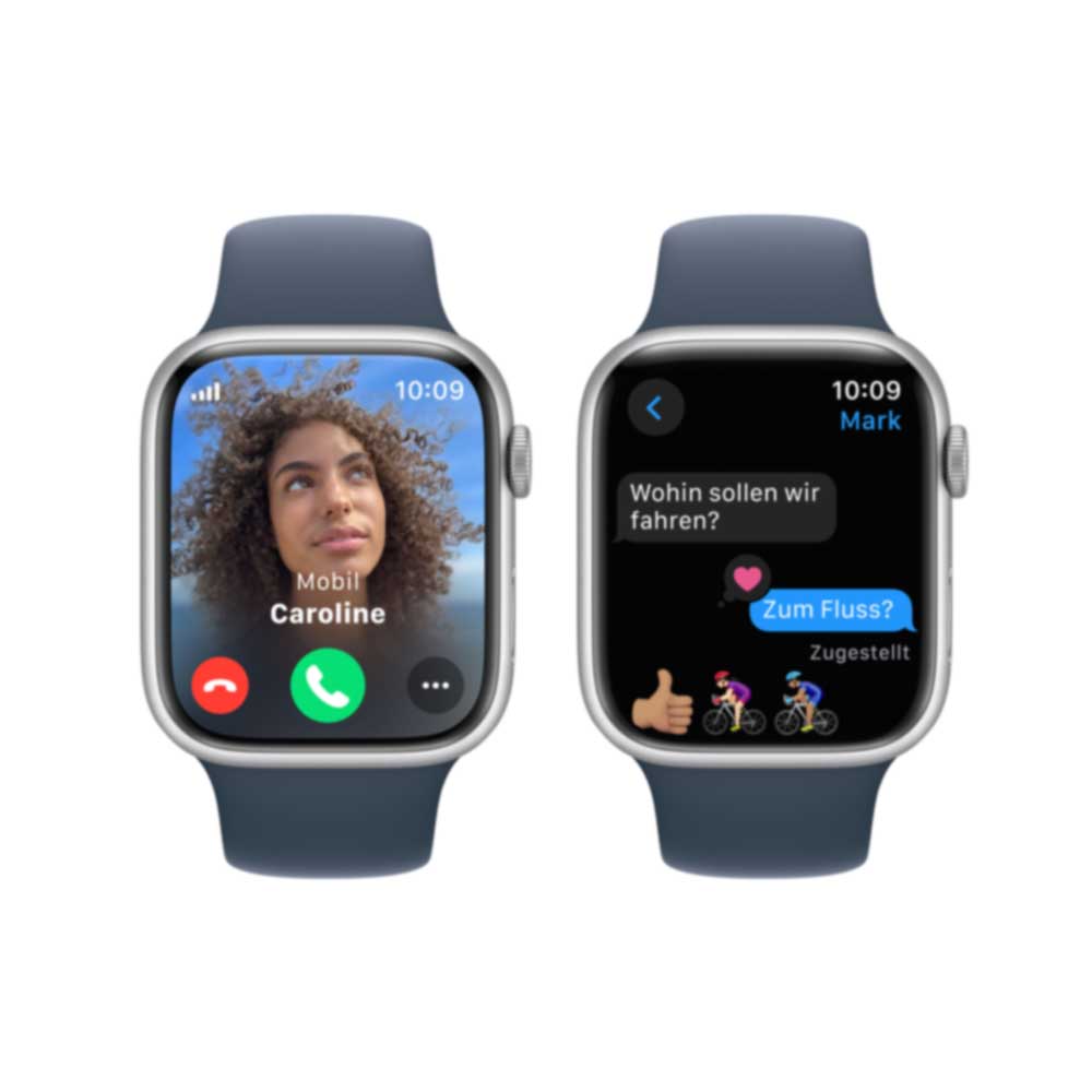 APPLE Watch Series 9 GPS + Cellular 45mm Silver Aluminium Case 