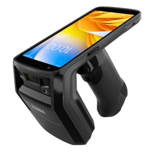 Zebra TC22R, UHF RFID, 900MHz, 2D, SE4710, USB-C, BT, WLAN, NFC, Android, GMS RFID Lese-/schreibgerät, 2D, Imager (SE4710), Bildschirmdiagonale: 15,2 cm (6''), kapazitiv, Multi Touch, Auflösung: 1080x2160 Pixel, Kamera (16 MP), Front-Kamera (5 MP), Vibration, Helligkeit 450cd, Anschluß: USB-C, Bluetooth (Klasse 5.2), Wi-Fi 6E, NFC, 2,1 GHz, RAM: 4GB, Flash: 64 GB, Android, inkl.: Google Mobile Services, Akku, 7000 mAh, IP65 (TC2205-0G1250SS-WR)