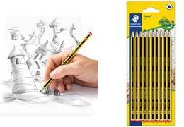 Staedtler Noris HB 120-2BK10D Bleistiftset Bezeichnung der Härte: HB 10 St. (120-2BK10D)