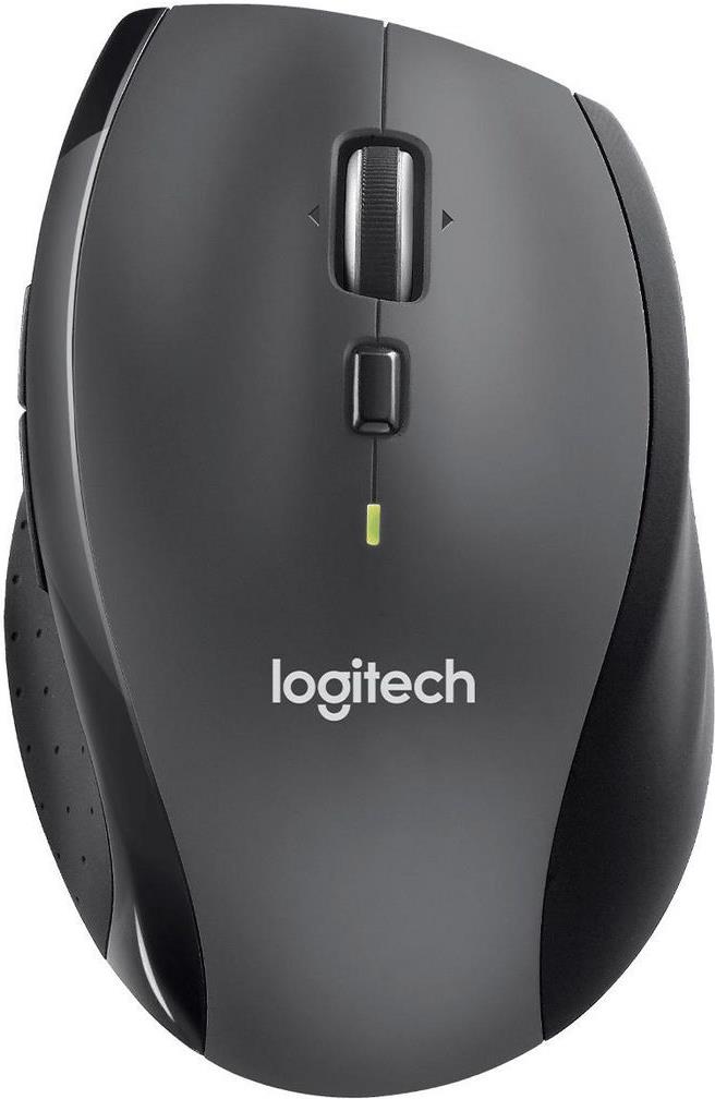 Logitech Marathon Mouse M705 Kabellose Maus Laser 7 Tasten 2,4 GHz Schwarz/Grau