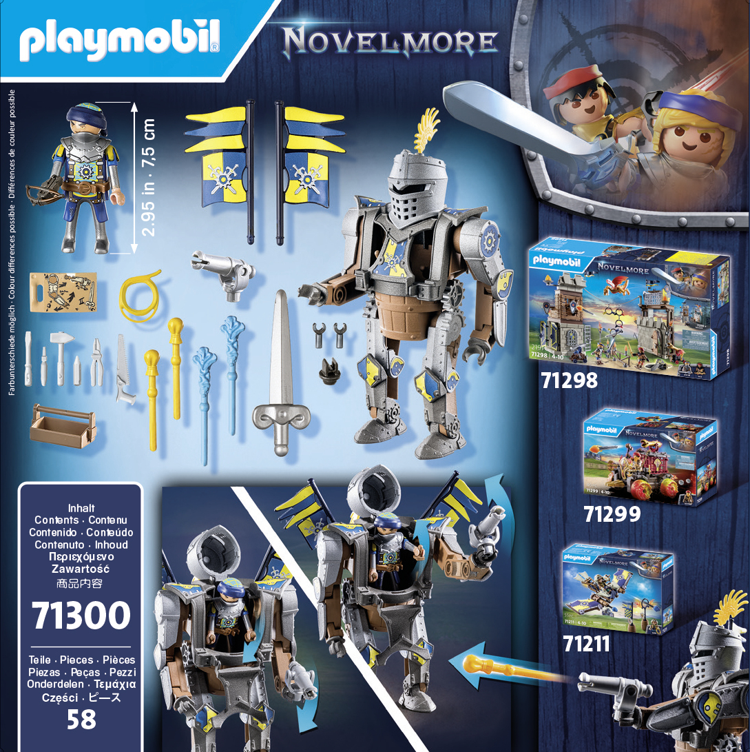 Playmobil Novelmore Kampfroboter Mehrfarbig