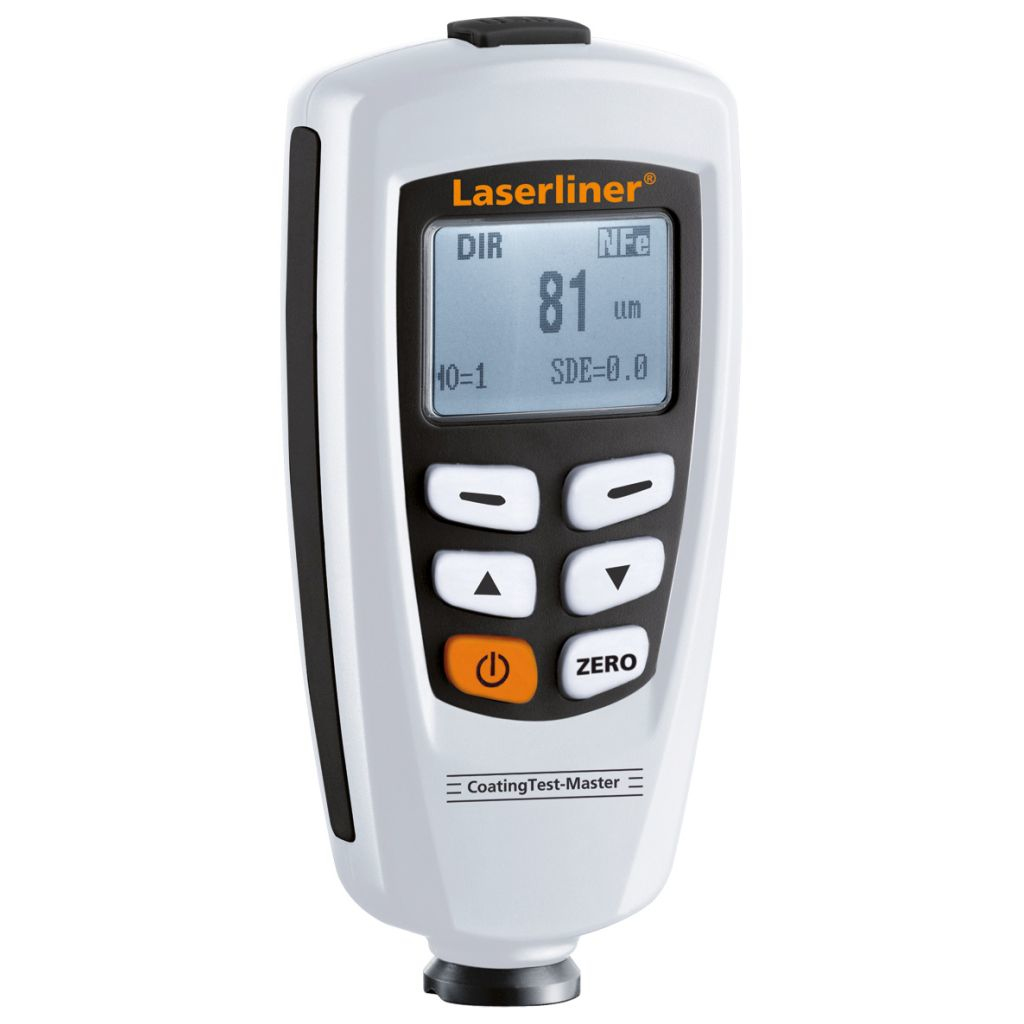 Laserliner CoatingTest-Master Schichtdickenmessgerät 0–1250 µm USB Schwarz/Weiß