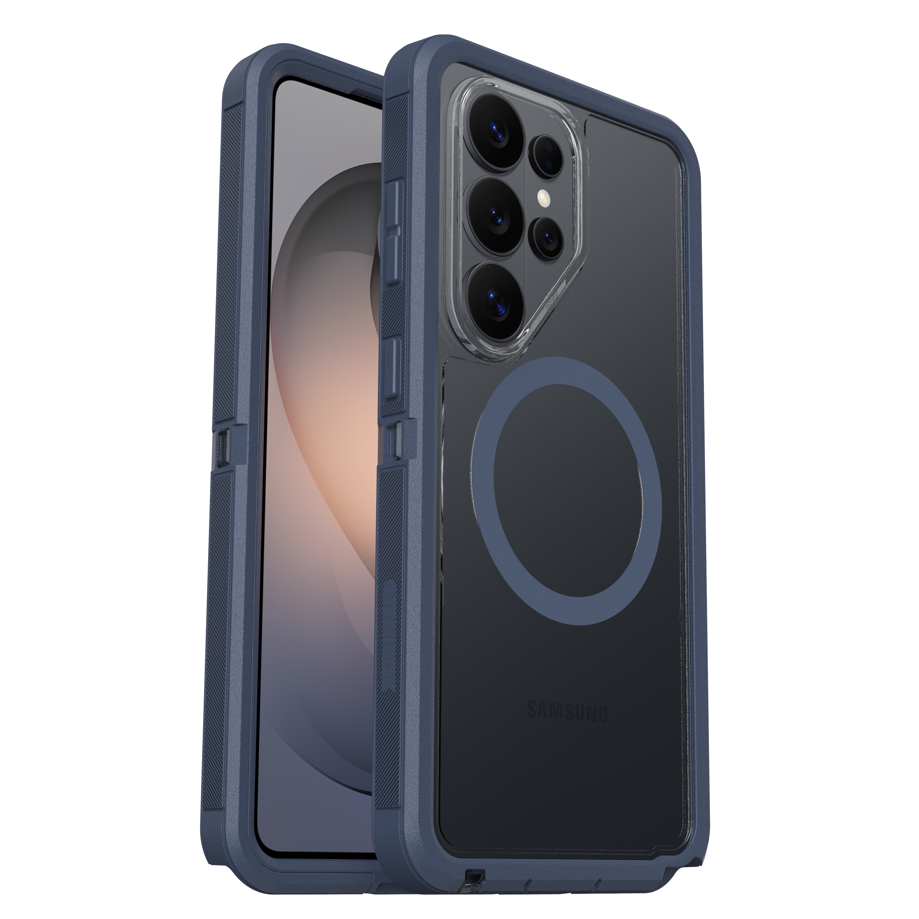 OtterBox Defender Pro XT Clear Hülle für Samsung Galaxy S26 Ultra Transparent/Blau