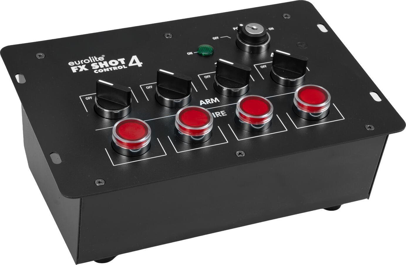 EUROLITE FX Shot Control 4 4-Kanal Controller Spezialeffekte Konfetti CO2