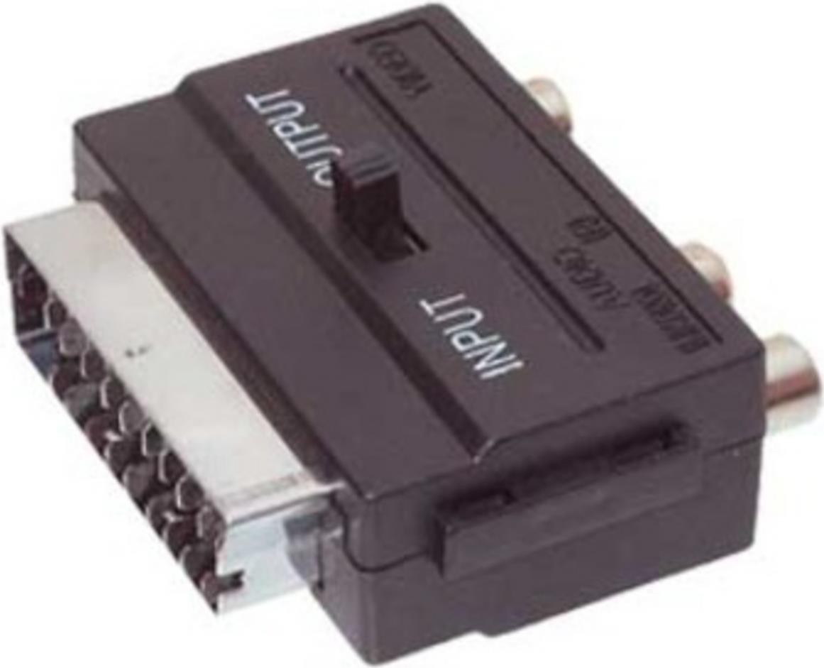 Adapter, Scartstecker - 3 x Cinchkupplung, stereo (22224031)