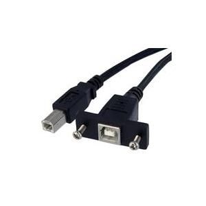 StarTech.com USB B auf B Kabel zur Slotbelch Montage (USBPNLBFBM1)