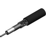 Telegärtner Low Loss 400 50 Ohm G37; Innenleiter: 2,62mm Durchmesser, massiv, Cu; Dielektrikum: 10,3mm Durchmesser, PEfoam; Außenleiter: doppelter Schirm, Tape Al-PE-Al + CuZ + Tape PET; Kabelmantel: 5,40mm Durchmesser, PE, schwarz; (VE 100m) (L01022B0010)