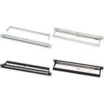 LogiLink 19" Keystone Patch Panel, 24 Port, geschirmt lichtgrau (RAL7035), 1 HE, für bis zu 24 Keystone Module, - 1 Stück (NK4073)