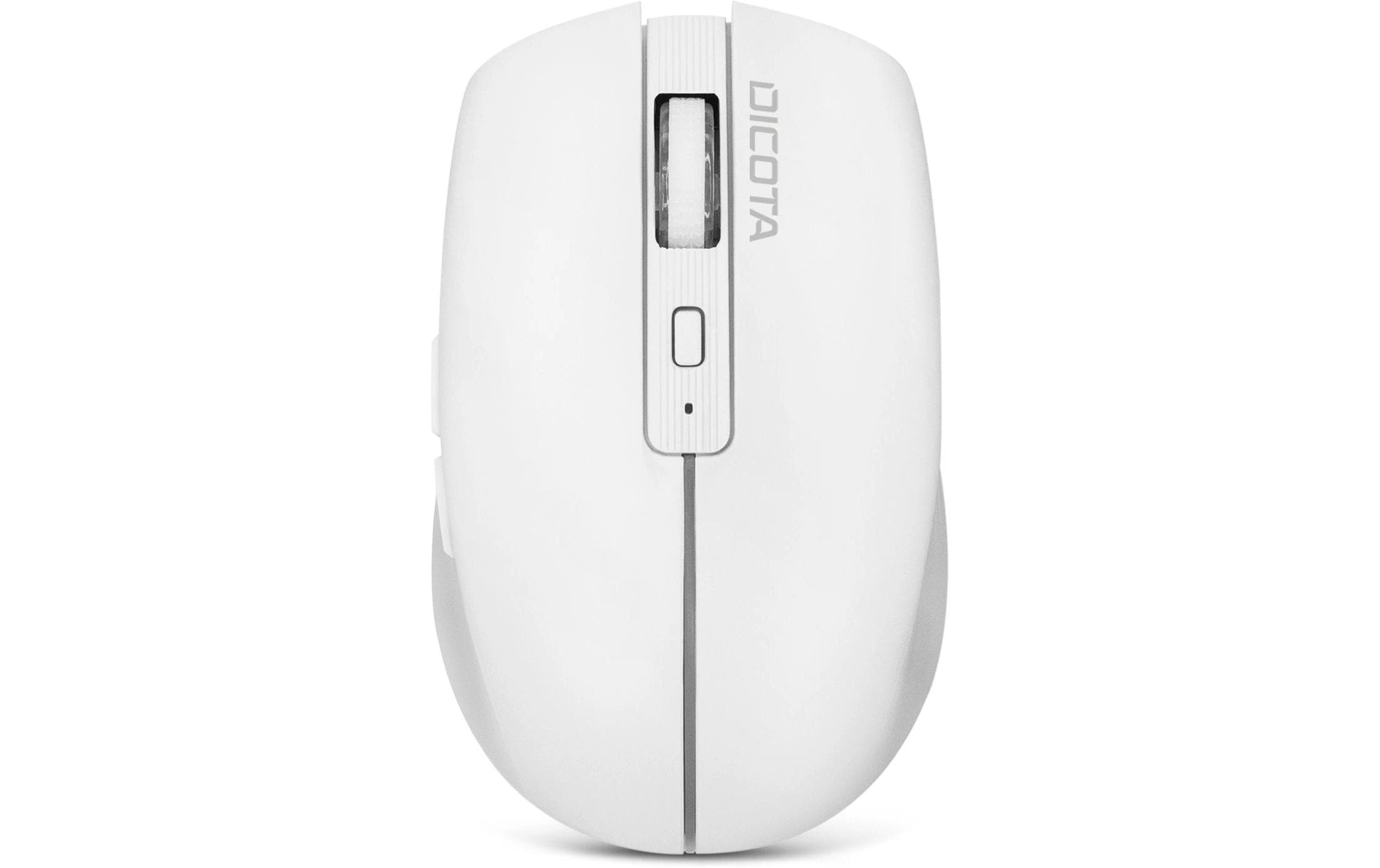 DICOTA Notebook D32044 Kabellose Maus Bluetooth 2.4 GHz Weiß