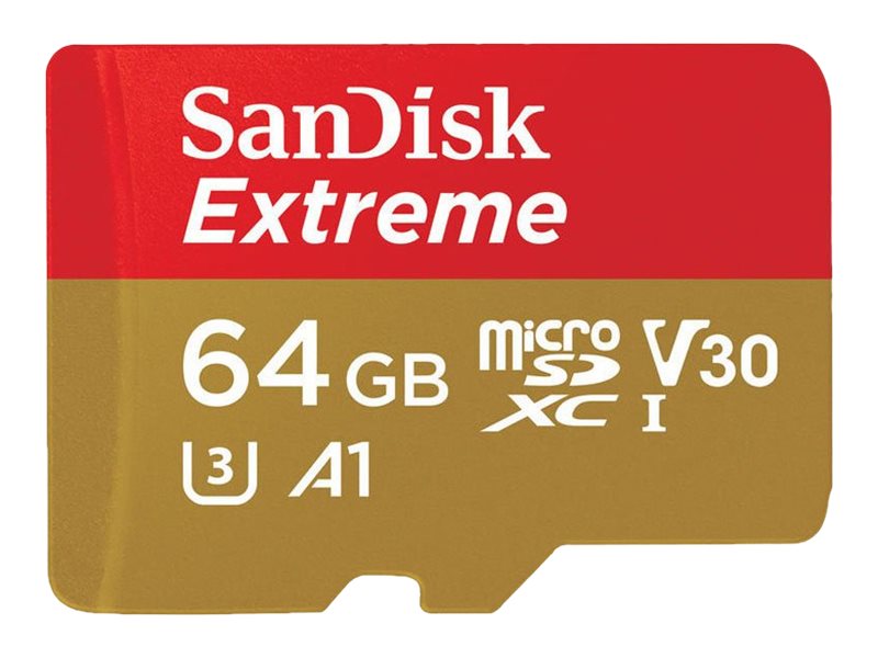SanDisk Extreme microSDXC UHS-I 64 GB Speicherkarte