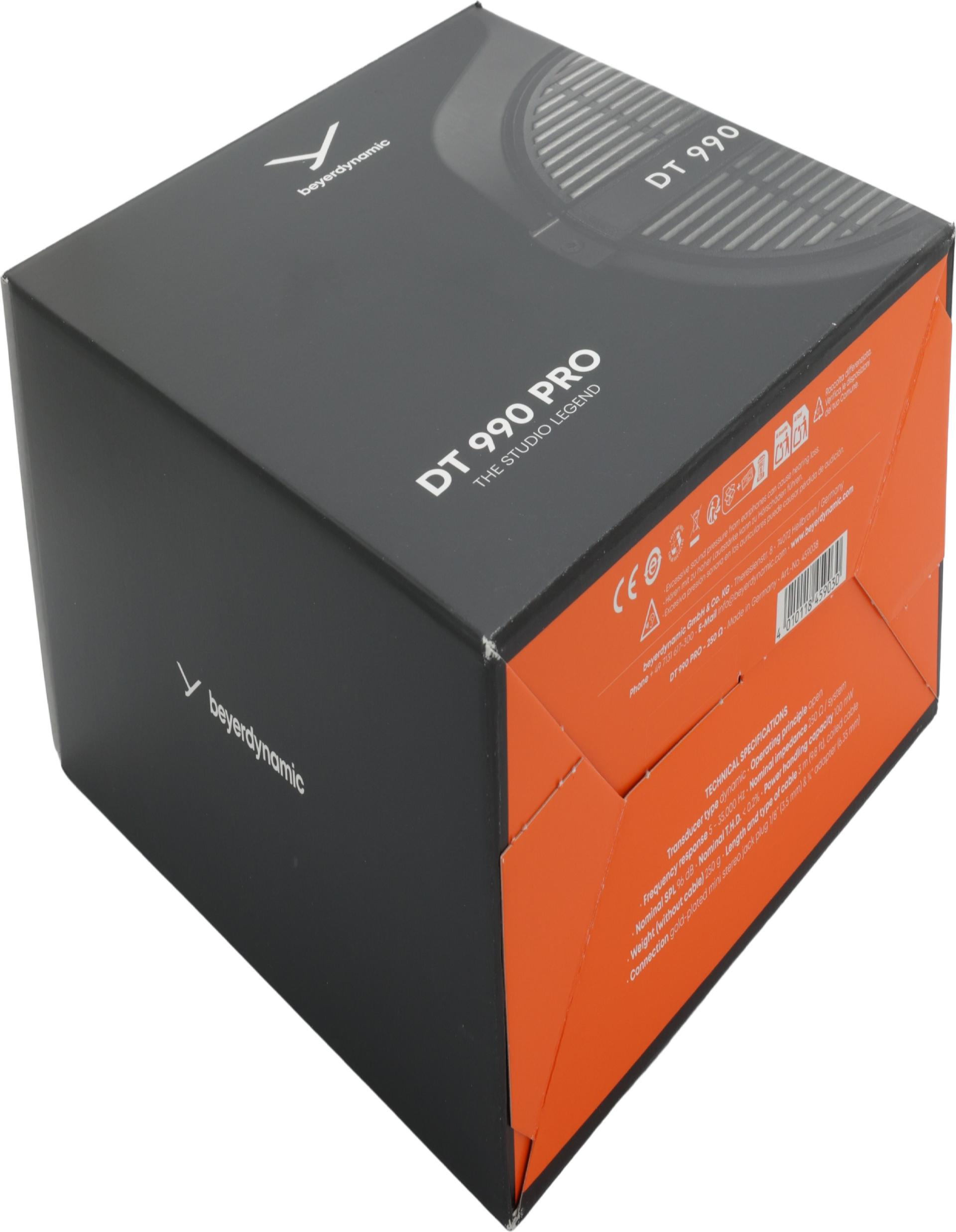 beyerdynamic DT 990 PRO einseitig kabelgebundener Over-Ear-Studiokopfhörer für Mixing, Mastering und Editing mit 250 Ohm (459.038)