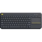 Logitech K400 Plus Tastatur RF Wireless QWERTY Schwarz (920-007119)