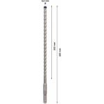 Bosch Accessories EXPERT SDS plus-7X 2608900090 Hammerbohrer 1 Stück 8.00 mm Gesamtlänge 265 mm SDS-Plus 1 St.
