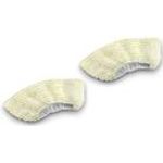 Kärcher 2.863-344.0. Typ: Stoffauflagen, Produktfarbe: Weiß, Gelb, Material: Mikrofaser. Breite: 205 mm, Tiefe: 90 mm, Höhe: 10 mm. Menge pro Packung: 2 Stück(e) (2.863-344.0)