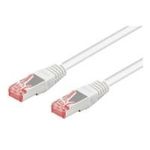 Wentronic Goobay CAT 6 Patchkabel, S/FTP (PiMF), Weiß, 30 m - LSZH halogenfrei, Kupfer (93508)