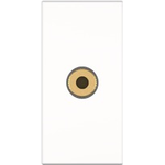 Kindermann 7464000911. Buchsen-Typ: 3,5 mm, Module Menge (max): 1 Modul(e). Produktfarbe: Weiß (7464000911)