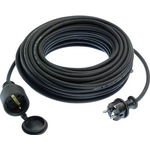 as - Schwabe 60305 Strom Verlängerungskabel Schwarz 5 m (60305)