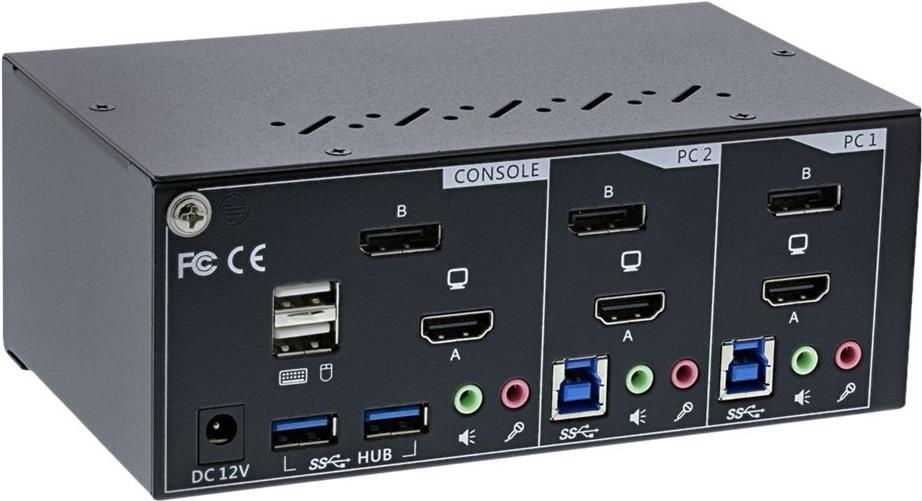 InLine 62642I KVM-/Audio-/USB-Switch 2 x KVM/Audio/USB