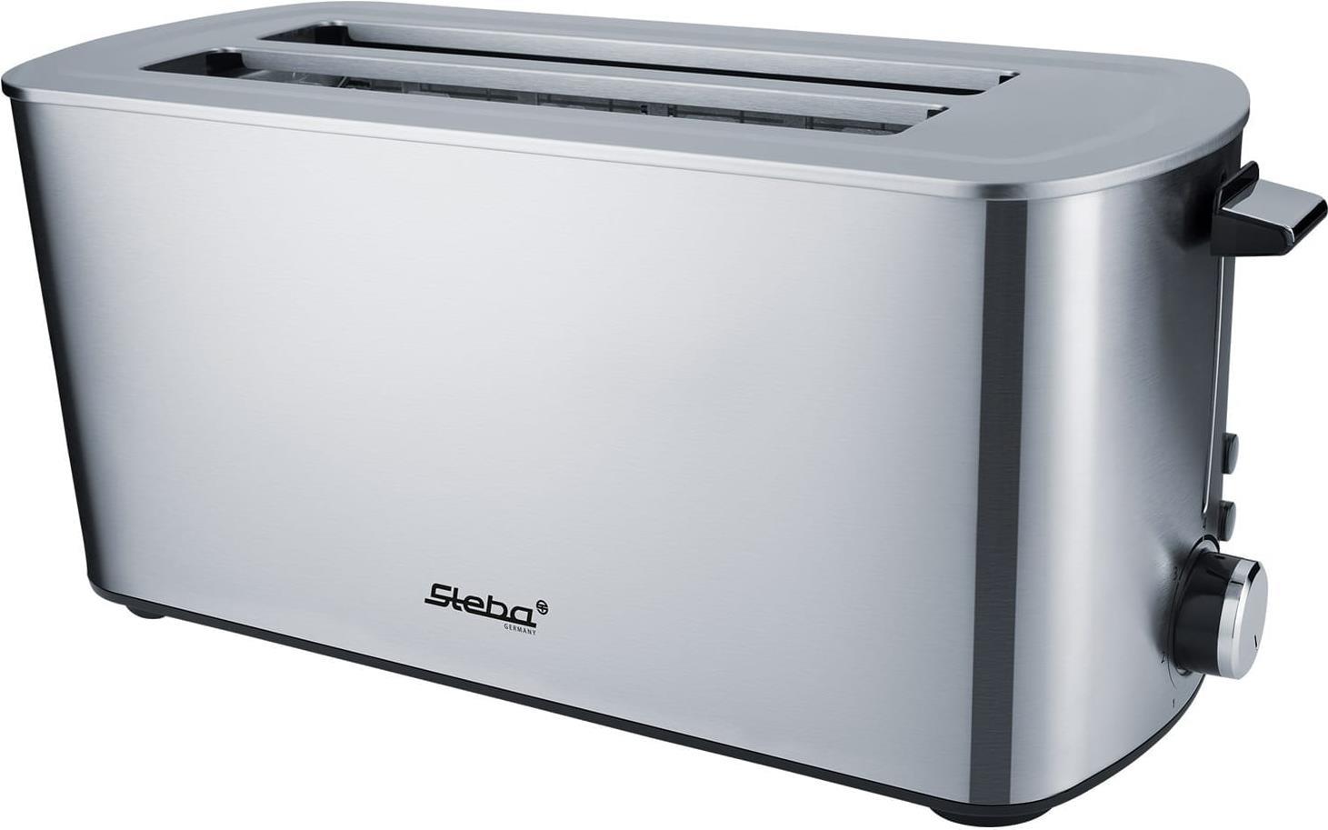 Steba TO 21 INOX Toaster 4 Scheibe(n) Edelstahl 1400 W (TO 21 Inox)