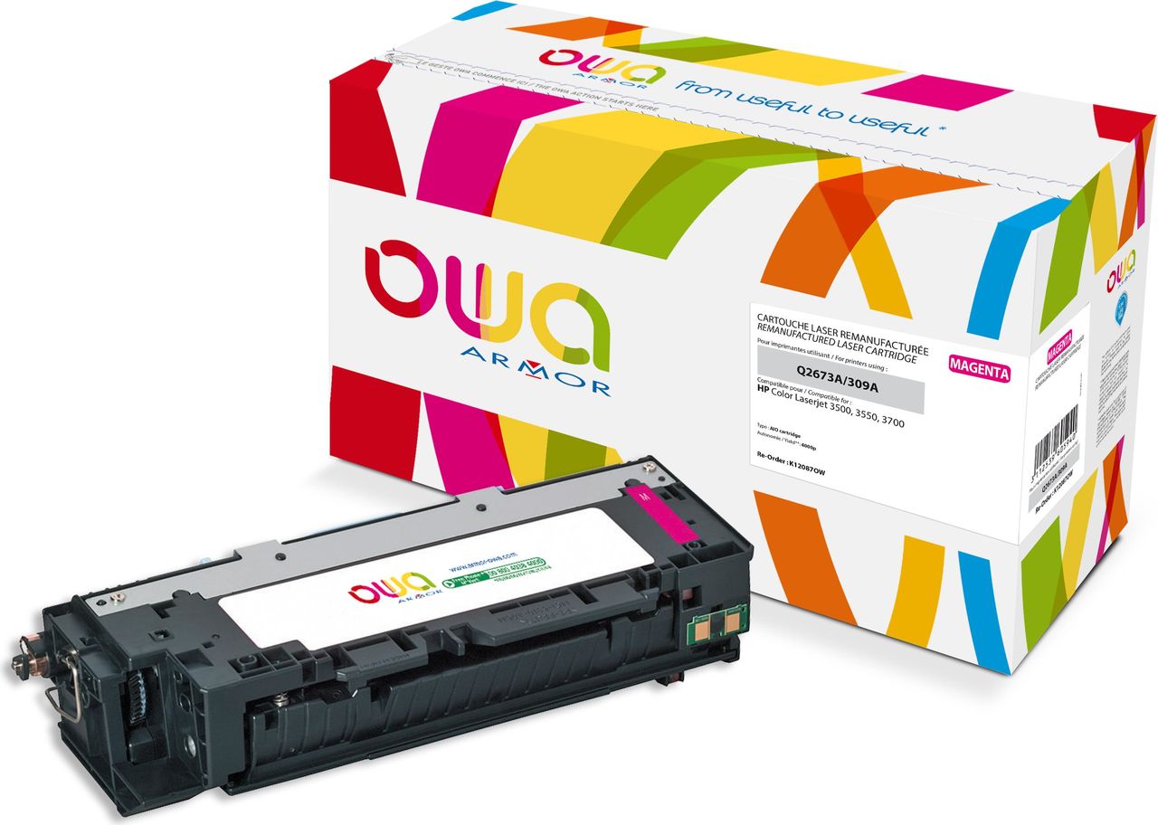 Armor K12087OW Laser cartridge 4000Seiten Magenta Lasertoner / Patrone (K12087OW)