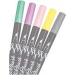 5 ONLINE® Calli.Brush Double Pastel Brush-Pens farbsortiert (19079)
