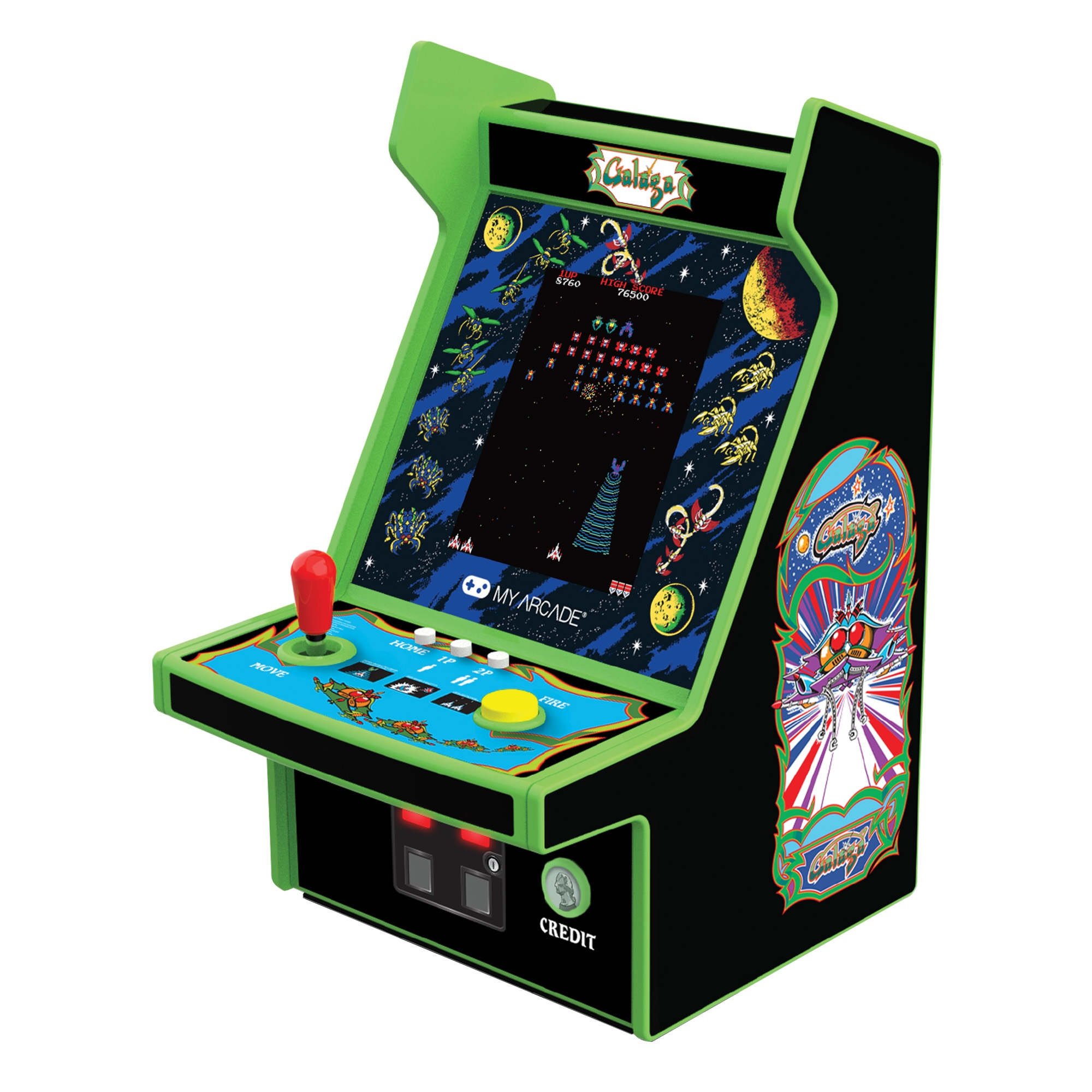 dreamGEAR My Arcade Micro Player Pro Galaga 2 in 1 Mehrfarbig