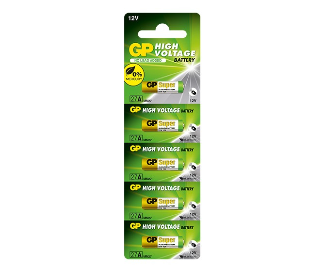 GP Batteries GP Super 27A 12 V MN27 20 mAh Gold, Grün, Weiß