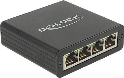 DeLock Adapter USB 3.0 > 4 x Gigabit LAN (62966)
