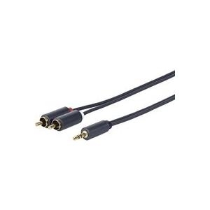 VivoLink PROMJRCA7 7m 3.5mm 2 x RCA Schwarz Audio-Kabel (PROMJRCA7)