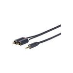 VivoLink PROMJRCA7 7m 3.5mm 2 x RCA Schwarz Audio-Kabel (PROMJRCA7)