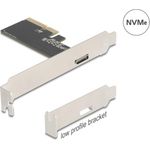 PCI Express x4 Karte zu 1 x extern OCuLink SFF-8612 - Low Profile Formfaktor (90965)