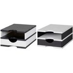 Styro 268-0102.9895S Schreibtischablage Polystyrene Schwarz - Grau (268-0102.9895S)