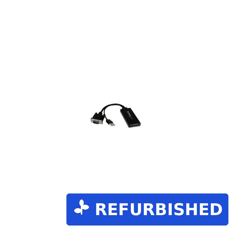 StarTech.com VGA to HDMI Adapter with USB Audio & Power (VGA2HDU)